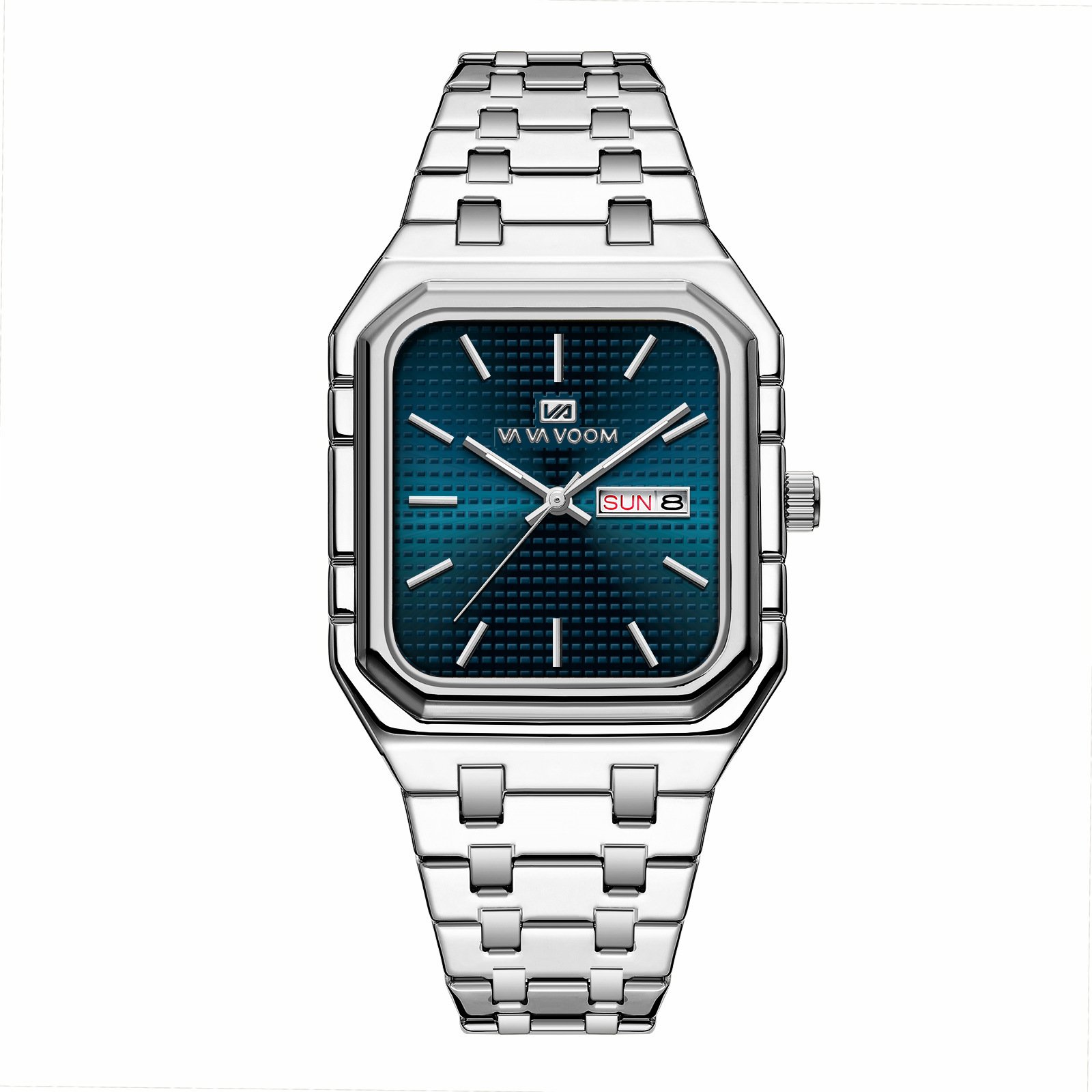 Mens Casual Stylish Luminous Square Watch